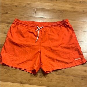 Chubbies Bright Orange Swim Trunks